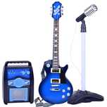 Gitara Elektryczna z Mikrofonem i Wzmacniaczem dla Dzieci Karaoke