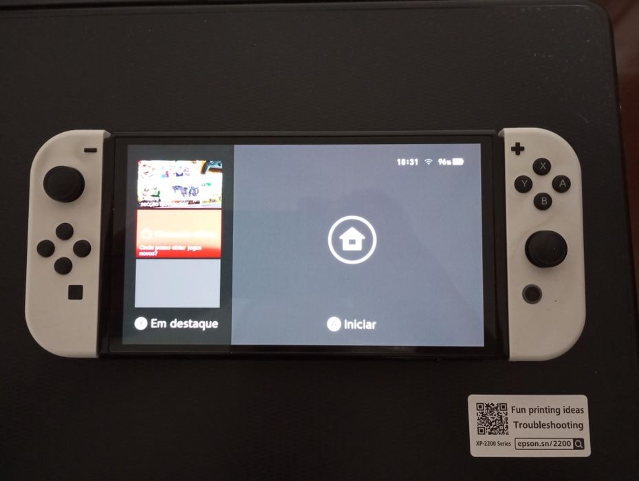 Nintendo Switch como novo