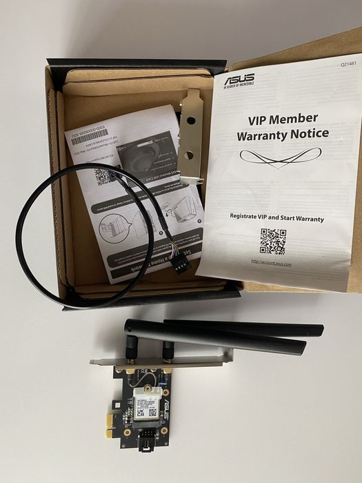 Wi-Fi/Bluetooth адаптер Asus PCE-AX 1800