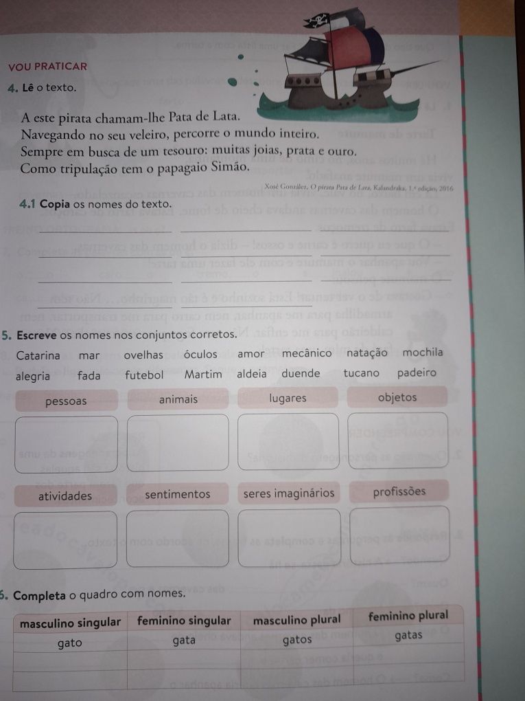 Manual 2° ano novo com autocolantes