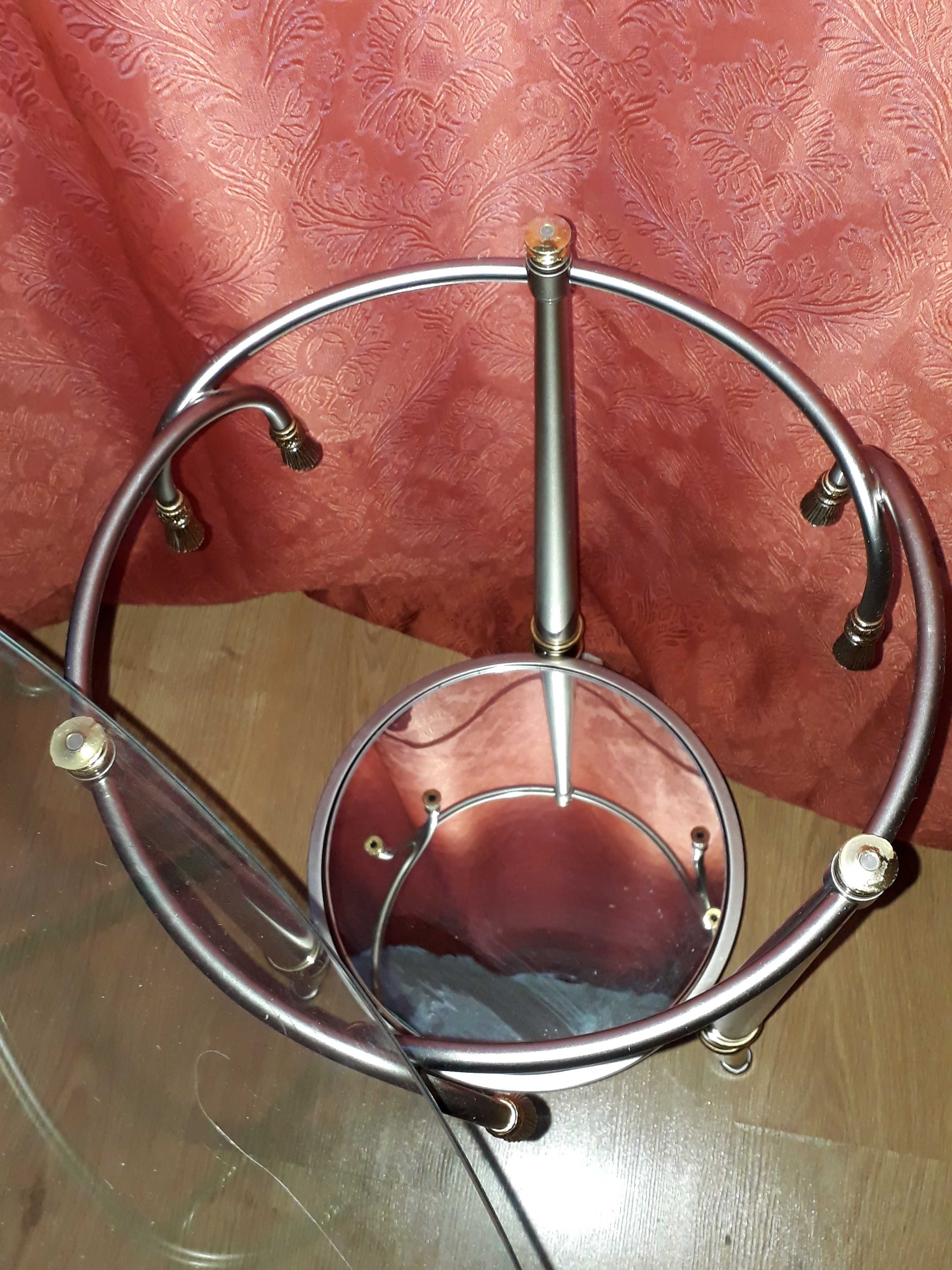 Stolik kawowy szklany średnica 60cm