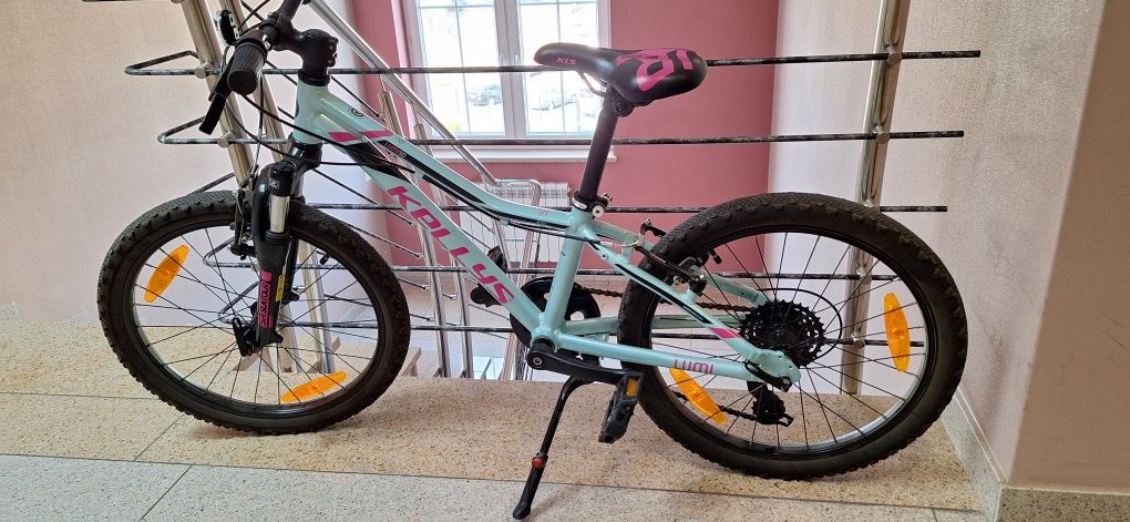 Rower dziecięcy Kellys Lumi 50 Pink Blue 20" 2022 koło 20 " wielokolor