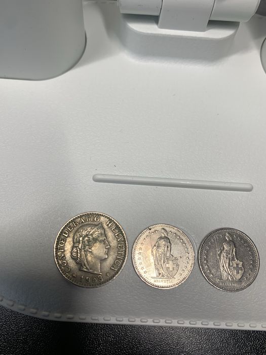 Suiça Moedas Colecionador Confoederatio Helvetica 1953, 1992/3