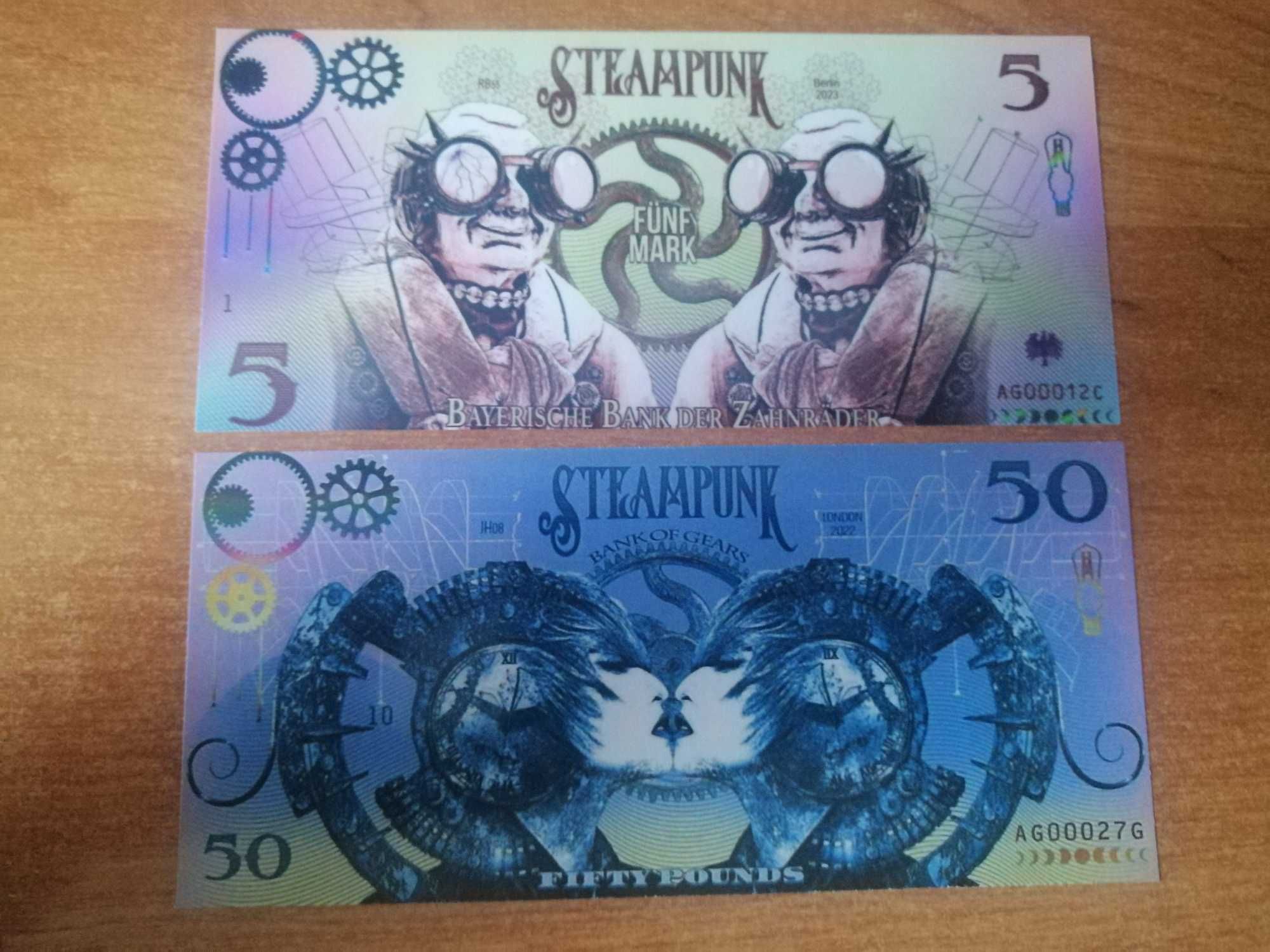 Banknoty kolekcjonerskie Steampunk M117