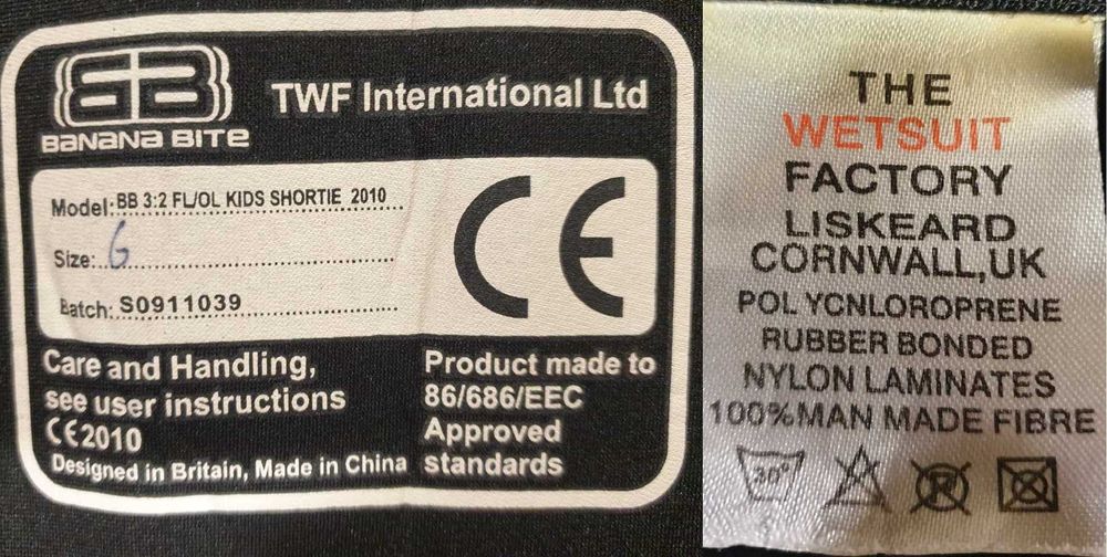 Детский полукомбинезон для дайвинга ,гидрокостюм Banana Bite ,Titanium