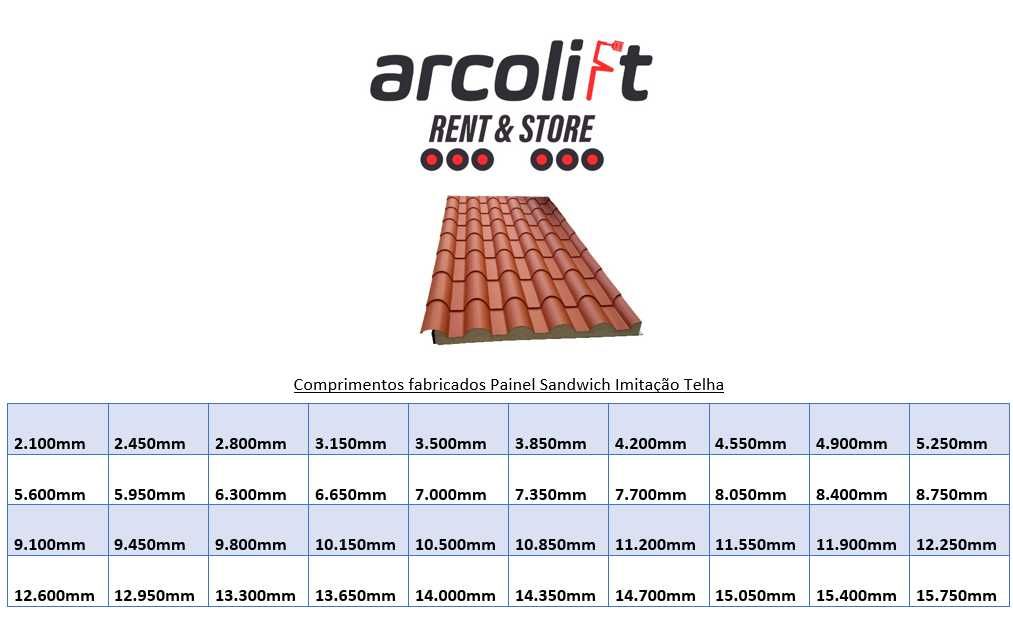 Painel Sandwich Imitação Telha Marselha de Qualidade NACIONAL!