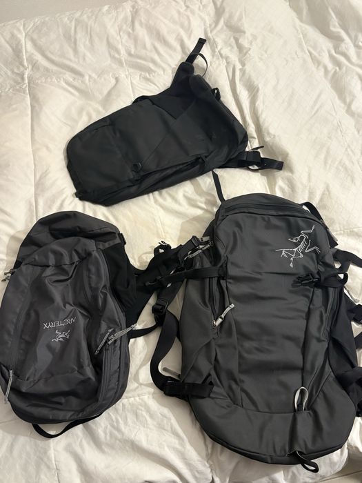 2 mochilas da arcteryx impecaveis