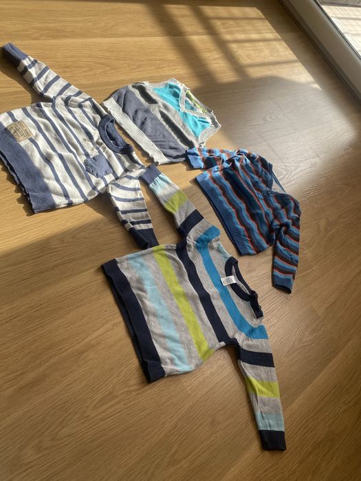 Sweterki dla chłopca rozmiar 80