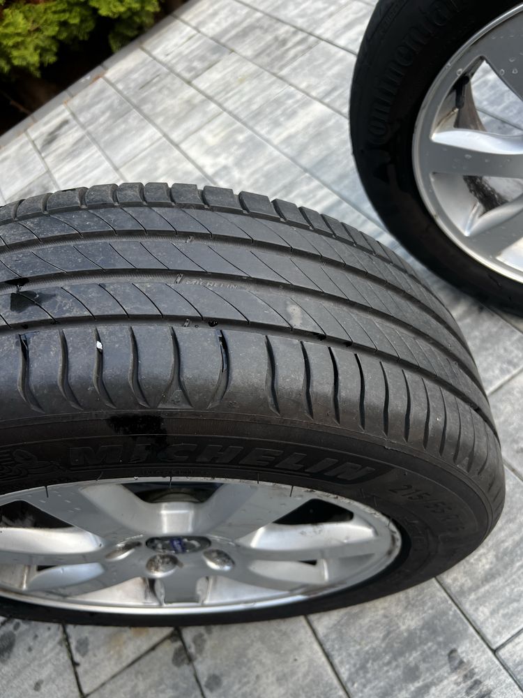 ALUFELGI 16 Z OPONAMI 2xMichelin,2x Continental