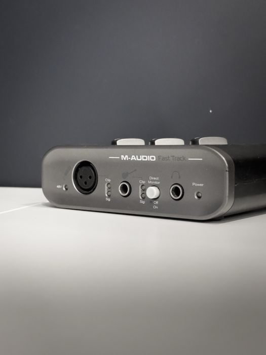 Interfejs audio M-AUDIO Fast Track v2 – stan dobry