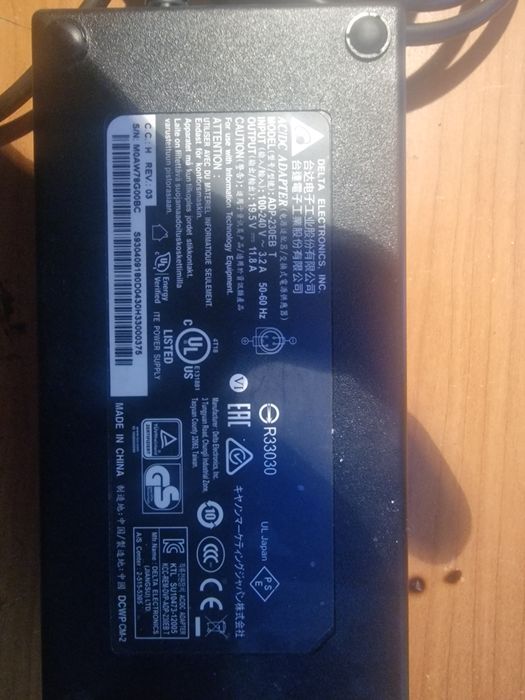 Oryginalny zasilacz mini pc trident 3