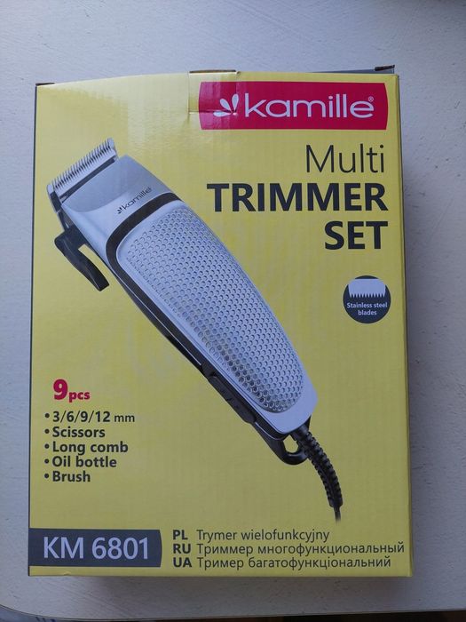 Тример машинка для стрижки kamille km 6801
