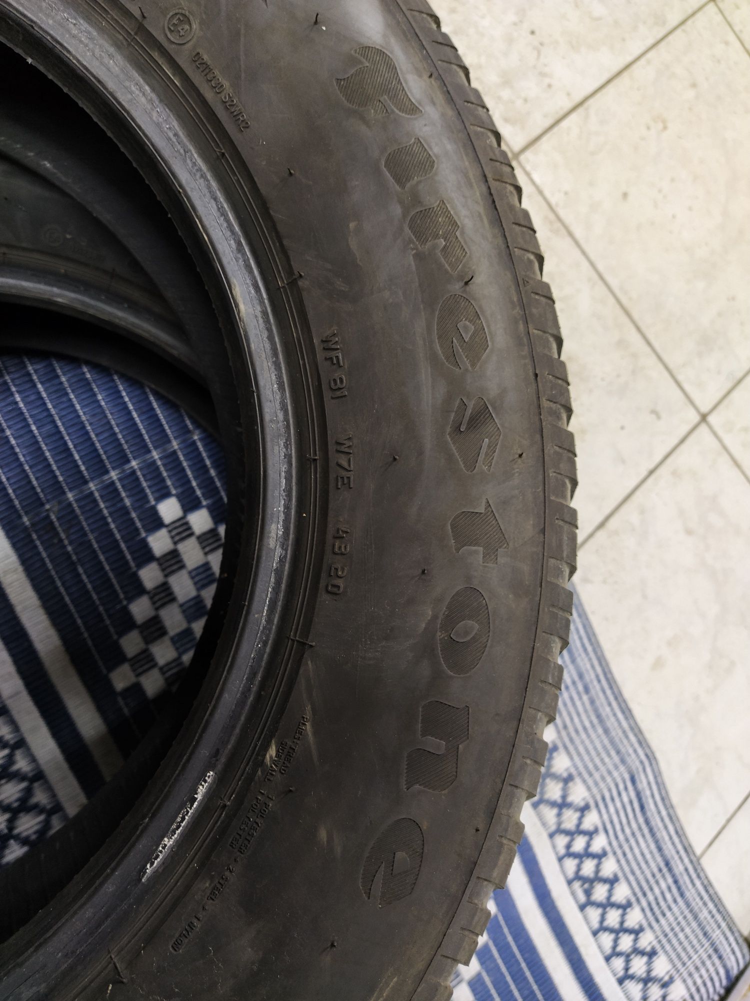 2 Opony zimowe 235/65r17 FIRESTONE 2020r 6.5mm