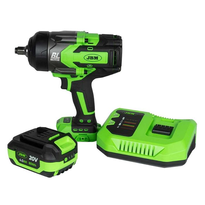 Chave de impacto sem fio 1/2" 1200NM com estojo JBM 60044C