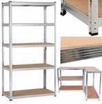 Regał magazynowy metalowy 180x90x40cm Ocynk