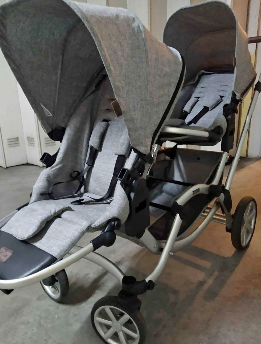 ABC design zoom gêmeas com isofix e capa babycoque - tudo incluído