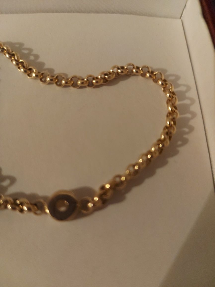 Цепочка подвеска из желтого золота Bulgari