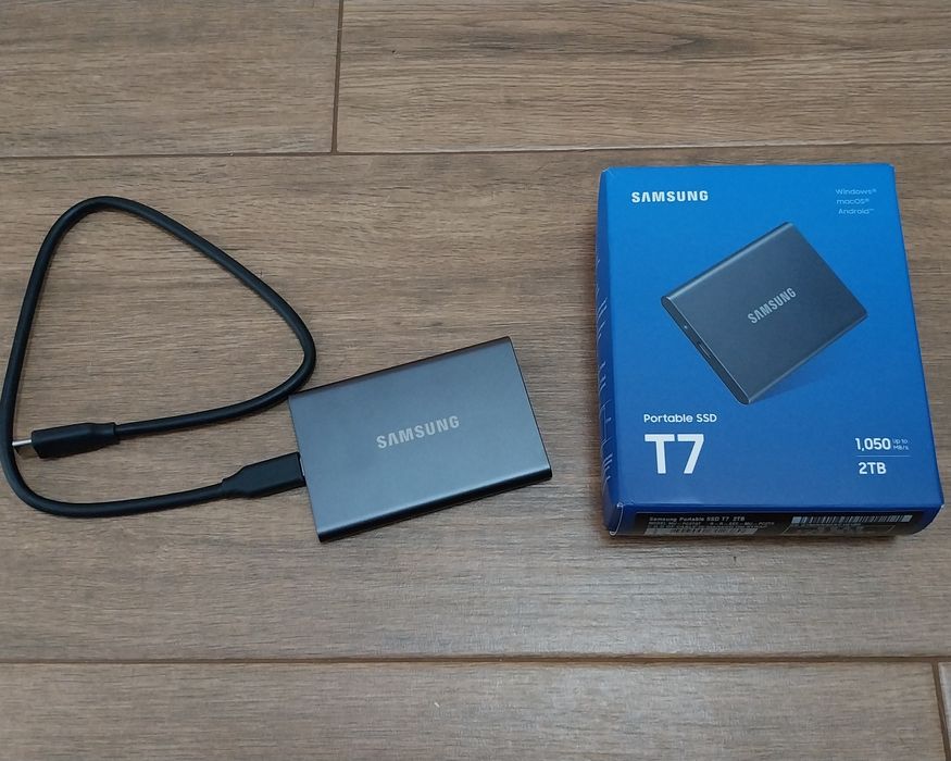 Disco externo SSD Samsung T7 de 2 Tb