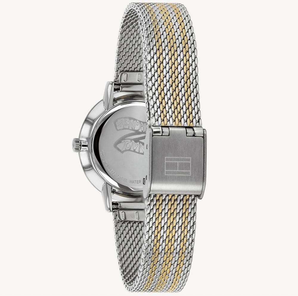 Oryginał: nowy zegarek Tommy Hilfiger złoty srebrny