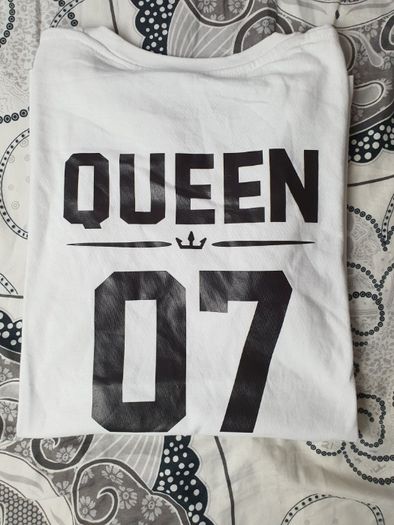 Biała Damska Koszulka Queen 07 , T-Shirt Jak Nowa Rozmiar M/L