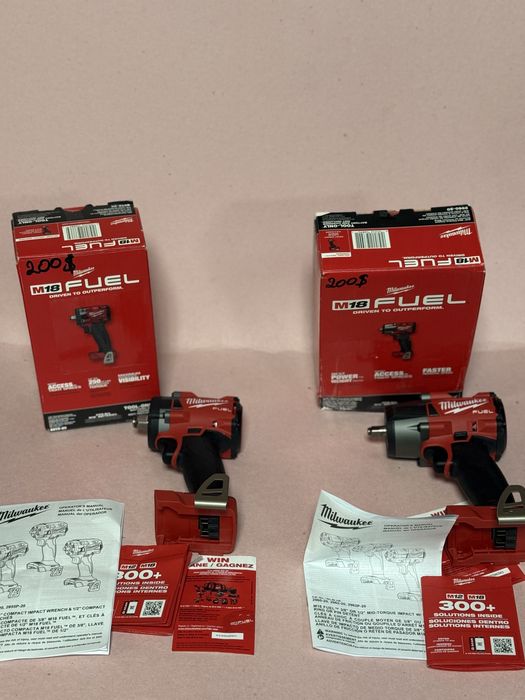 Продам гайковерти milwaukee 2855-20 та 2960-20