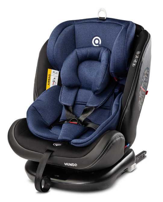 FOTELIK samochodowy MUNDO 0-36 KG ISOFIX Kolor Szary