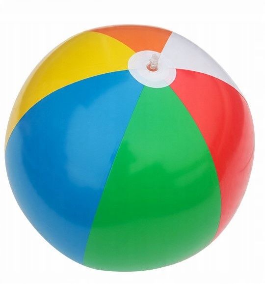 Piłka Plażowa Dmuchana 40Cm Kolorowa