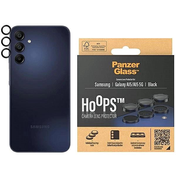 Ochrona aparatu PanzerGlass Hoops Camera na Samsung Galaxy A15 / A15/5
