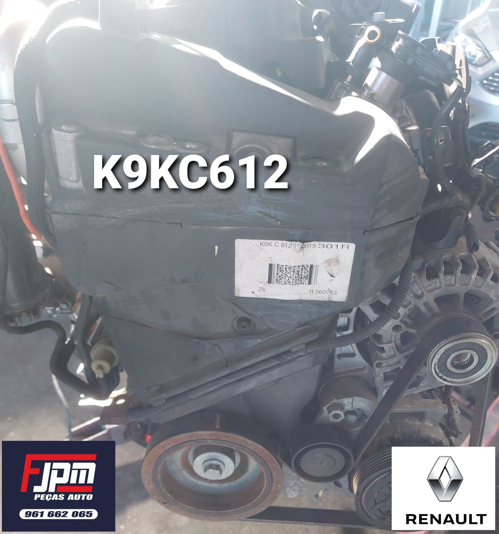 MOTOR RENAULT 1.5 DCI K9KC612