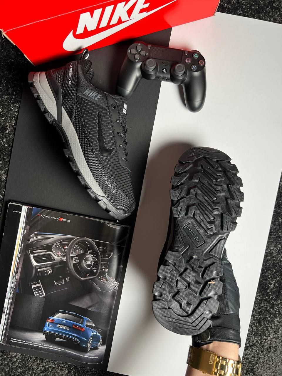 Чоловічі Зимові кросівки Nike Rivah Gore-Tex Termo Чорні