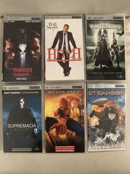 PSP jogos & filmes