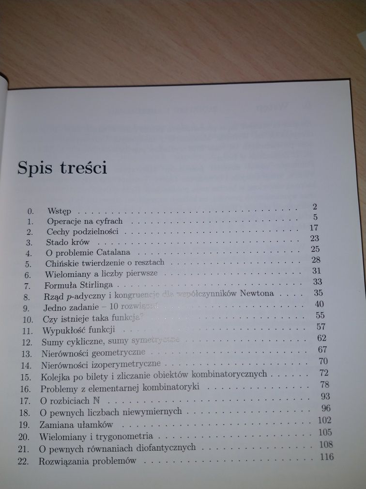 Wybrane zagadnienia z matematycznych kółek olimpijskich. K. Kamiński