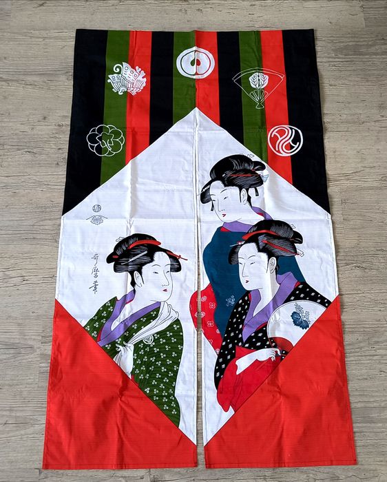 Japońska zasłona drzwi