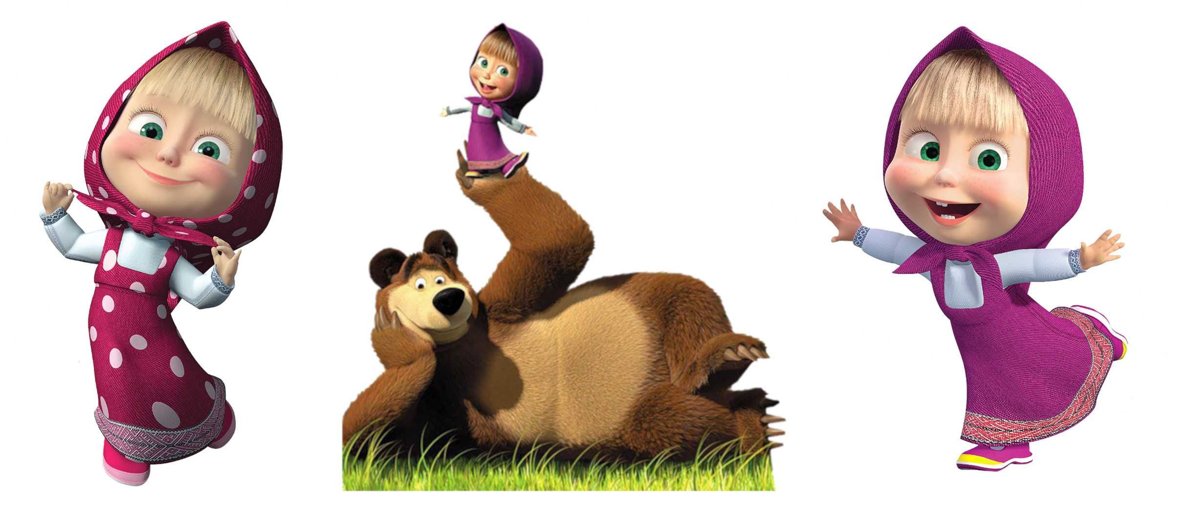 Kubek z nadrukiem - Masha i niedźwiedź - Prezent dla dziecka