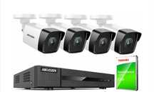 Zestaw monitoringu profesjonalny Hikvision PoE NVR + 4 x kamera PoE