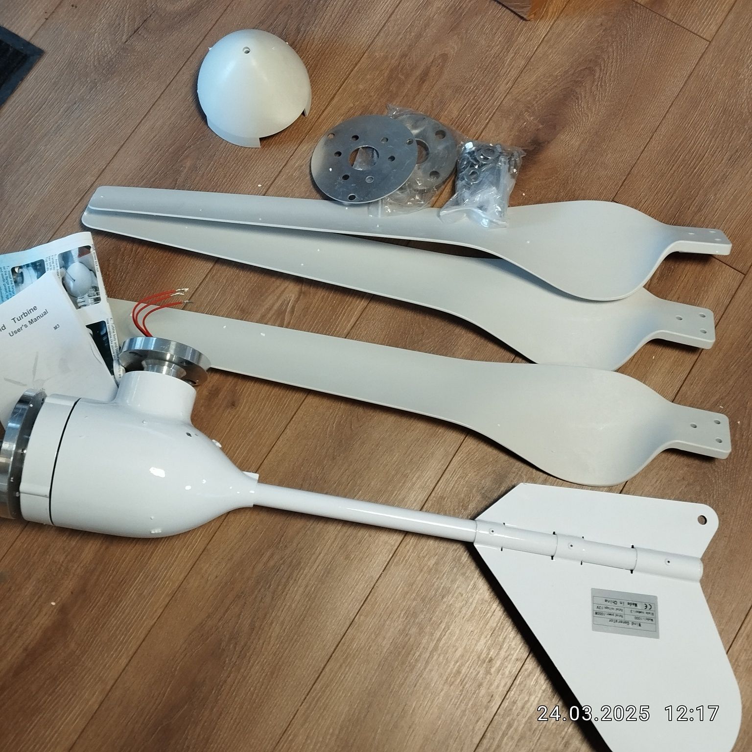 Turbina wiatrowa 12V 1000W zestaw mini elektrownia wiatrowa kontroler
