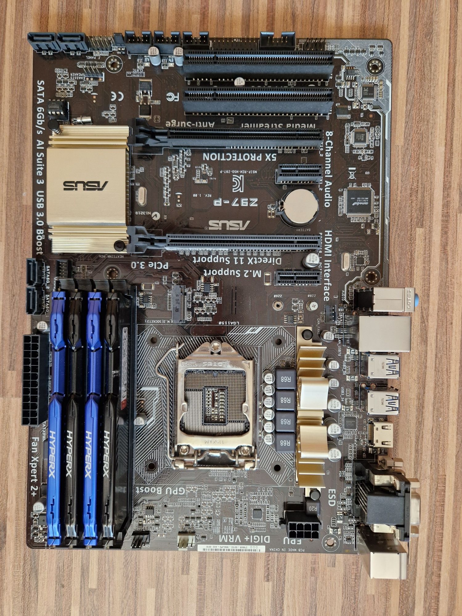 Zestaw: Płyta główna + CPU+ RAM: ASUS Z97-P + i7-4770K + 32 GB DDR3