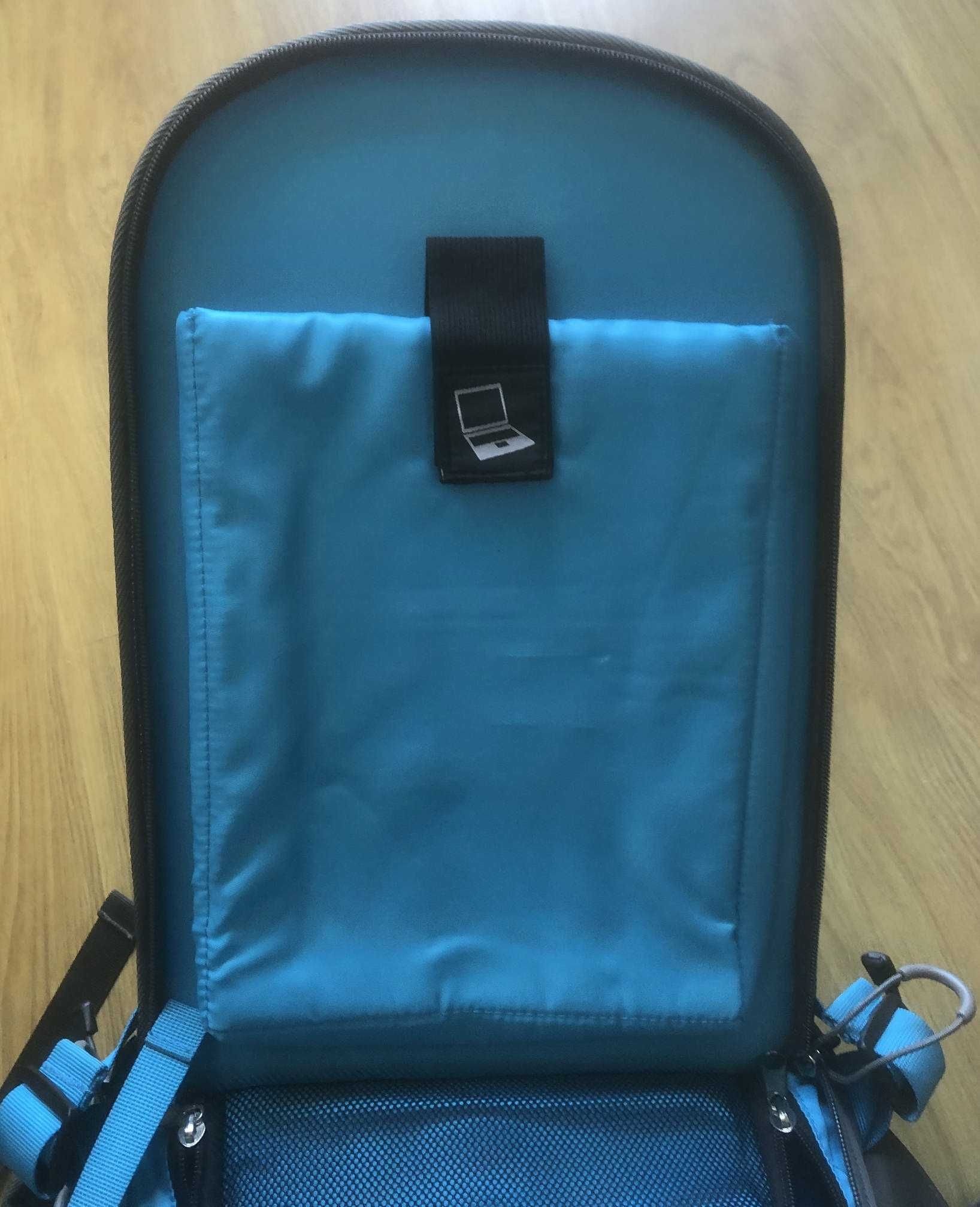 Plecak fotograficzny Dicallo szaro - niebieski, profesjonalny, nowy