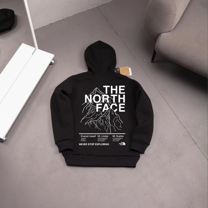 Худі The North Face Mountain Edition на ФЛІСІ | з графікою гір | S–XXL