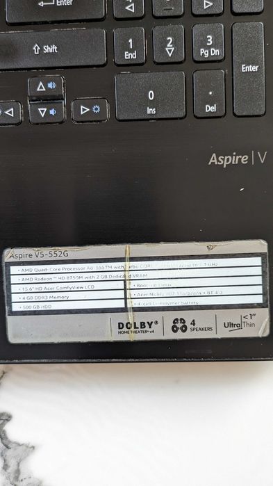 Срочно ноутбук Acer Aspire V5-552G