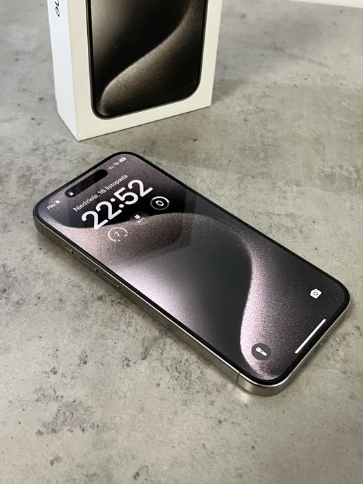 iPhone 15 Pro 128 GB Titanium IDEALNY STAN!