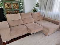 Sofá com chaise longue