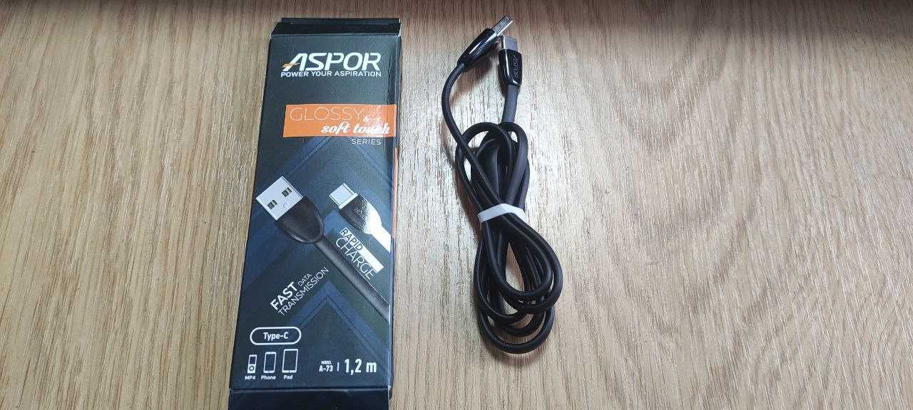 Кабель Usb Type-C Aspor A73 2A 1,2 м