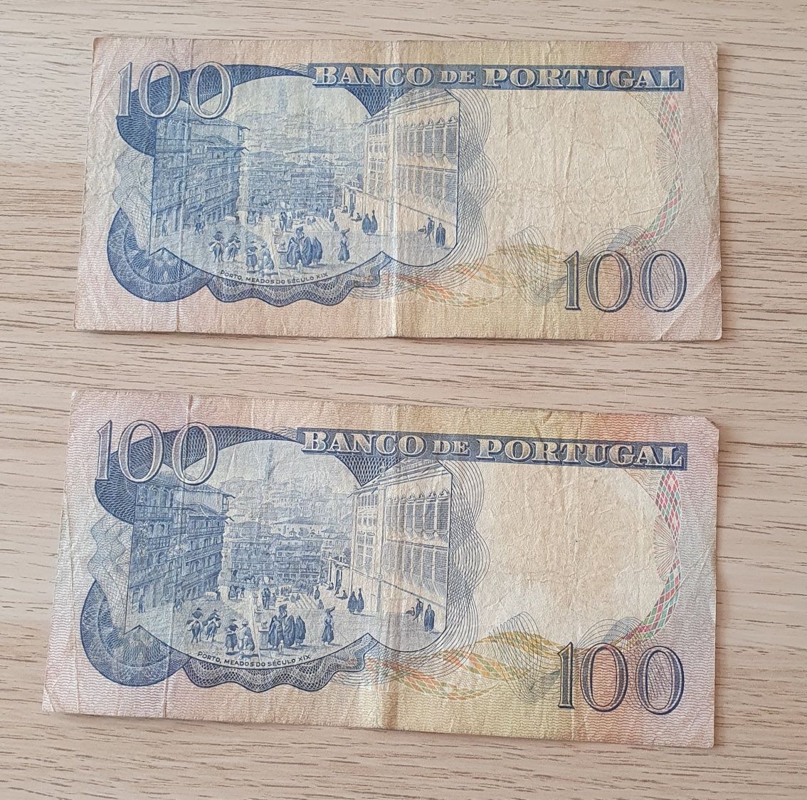 Notas 100 escudos Camilo Castelo Branco