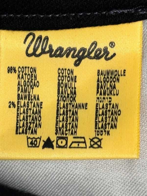 Wrangler Sofia W26 L34 Damskie Jeansy Slim Fit Czarne Stretch Denim