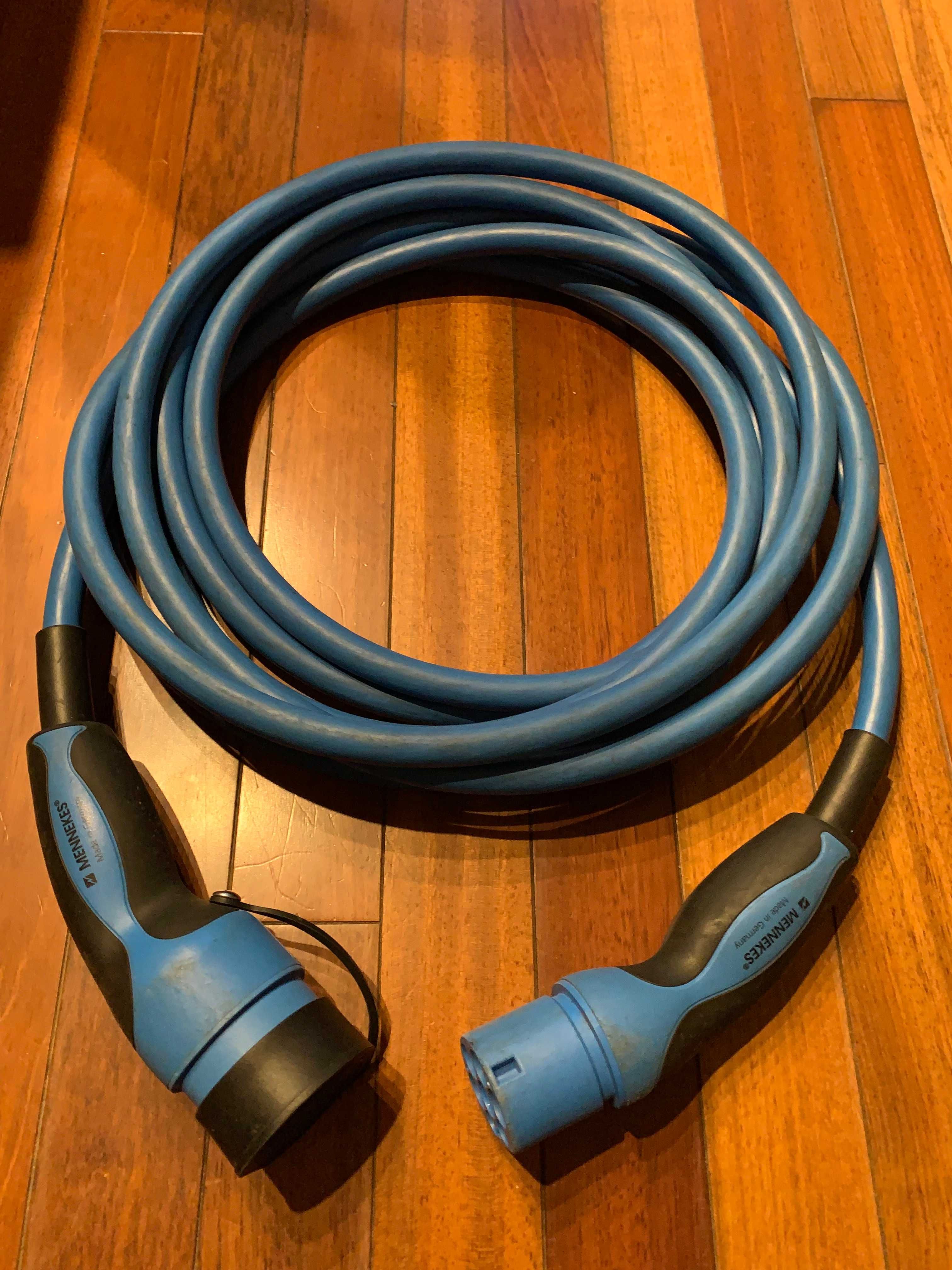 Kabel do ładowania EVSE 62196 (22kW) 32A 3-fazy Mennekes typ2