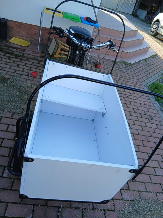 Rower Elektryczny Riksza 1kw Cargo Shimano Hydraulika Bateria 22,4ah