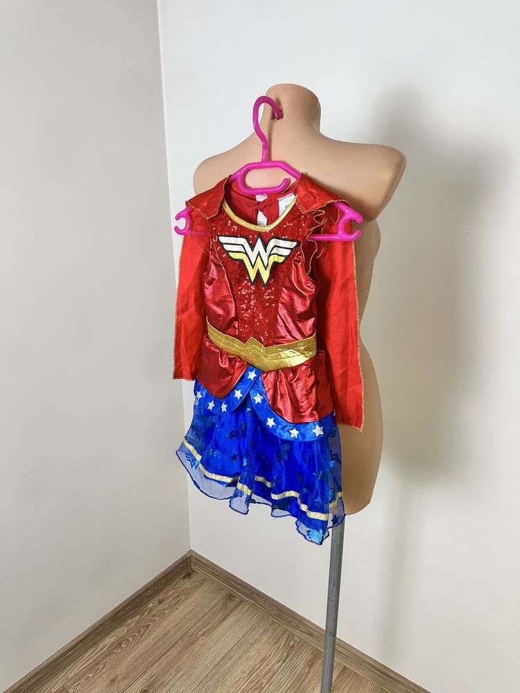 Strój przebranie na bal przebierańców wonder woman 92-98 cm tu
