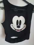 2 tops pretos com o Mickey