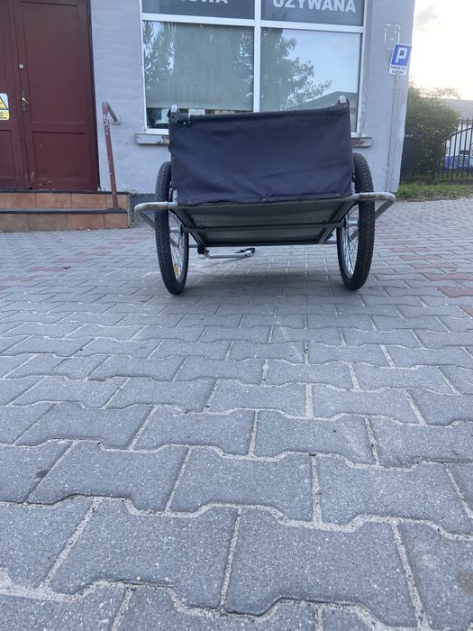 Przyczepka rowerowa transportowa